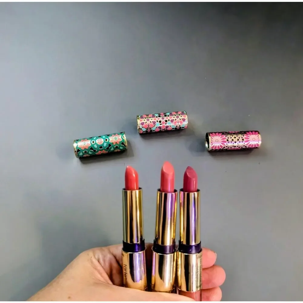 Tarte Lip Sculptor Lipstick/Lip Gloss Duo Bundle of 3 in shades of pink